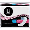 U By Kotex Premium Ultra Thin Regular Pads, 22 Count, 8 Per Case