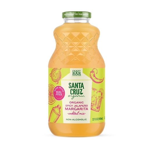 Santa Cruz Organic Organic Spicy Jalapeno Margarita Non Alcoholic Mix, 32 Fluid Ounce, 6 Per Case