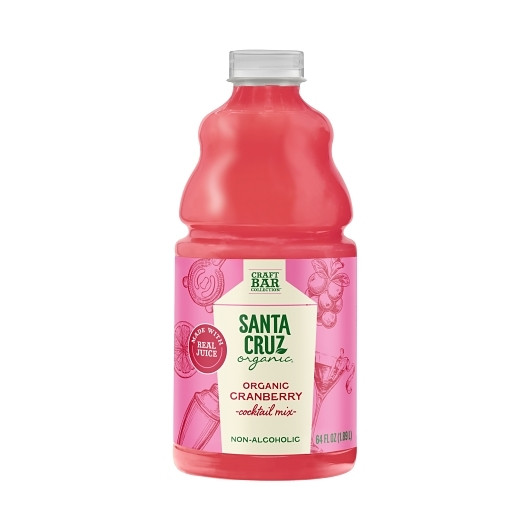Santa Cruz Organic Organic Cranberry Cocktail Non Alcoholic Mix, 64 Fluid Ounce, 8 Per Case