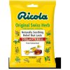 Ricola Unsweetened Swiss Herbed Cough Drop Bags, 19 Count, 8 Per Pack, 6 Per Case