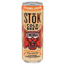 Stok Caramel Energy Coffee, 11 Fluid Ounce, 12 Per Case