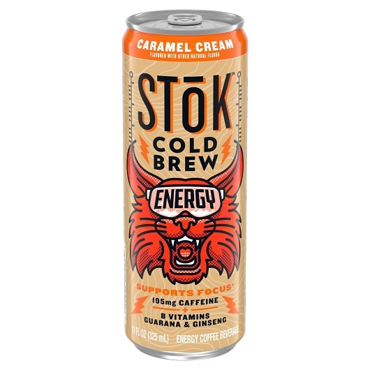 Stok Caramel Energy Coffee, 11 Fluid Ounce, 12 Per Case