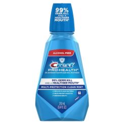 Crest Pro Health Clean Mint Mouthwash , 8.4 Fluid Ounces, 6 Per Case