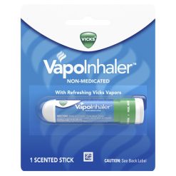 Vicks Inhaler Nasal Decongestion, 0.007 Fluid Ounce, 12 Per Case