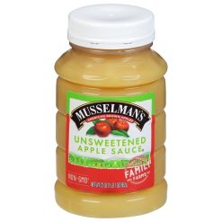 Musselmans Unsweetened Applesauce, 23 Ounce, 12 Per Case