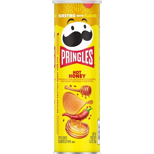 Pringles Hot Honey Potato Crisps Chips, 5.5 Ounce, 14 Per Case