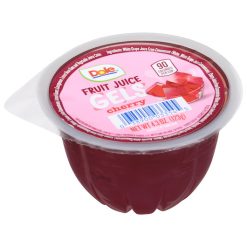 Dole Cherry Fruit Juice Gel, 4.302 Ounce, 36 Per Case
