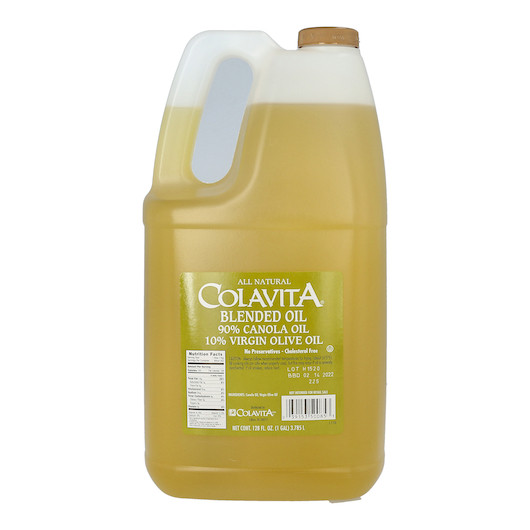 Colavita Canola/Virgin Olive Oil 90/10, 128 Fluid Ounces, 6 Per Case