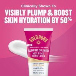 Gold Bond Plumping Collagen Body & Face Serum Lotion, 2 Ounce, 48 Per Case