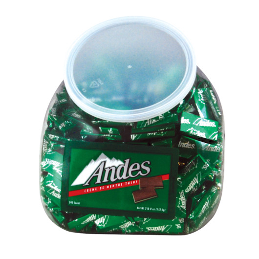 Andes Crème de Menthe Chocolate Mint Thins, 40 Oz (Pack of 6)