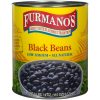 Furmanos Black Beans, 110 Ounce, 6 Per Case