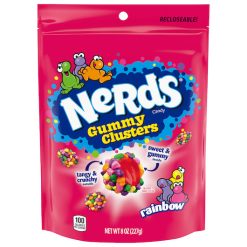 Nerds Doy Gummy Clusters Candy, 8 Ounce, 6 Per Case
