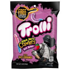 Trolli Very Berry Sour Brite Crawlers Gummy Candy, 5 Ounce, 12 Per Case