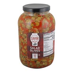 Savor Imports Bulk Salad Olives, 1 Gallon, 4 Per Case
