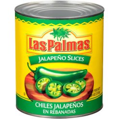 Las Palmas Sliced Jalapeno Peppers, 96 Ounces, 6 Per Case