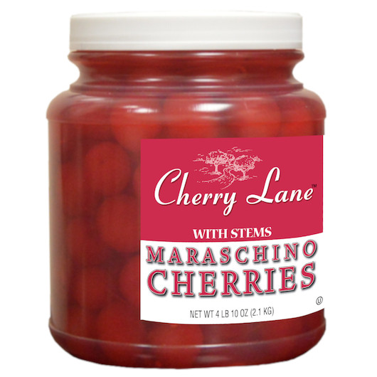 Cherry Lane Maraschino Cherry with Stem, 0.5 Gallon, 6 Per Case