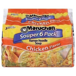 Maruchan Chicken Flavored Ramen Noodle Soup, 18 Ounce, 4 Per Case