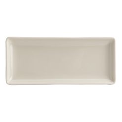 Homer Laughlin Rectangle Tray 11 3/4 In X 4 7/8 In Undecorated, 1 Dozen