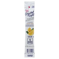 Crystal Light On The Go Iced Tea Beverage Mix, 0.08 Ounces, 120 Per Case
