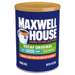 Maxwell House Decaffeinated Original Medium Ground Coffee, 11 Ounces, 6 Per Case