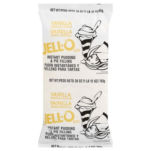 Jell-O Vanilla Flavored Instant Pudding Mix, 1.75 Pound, 12 Per Case