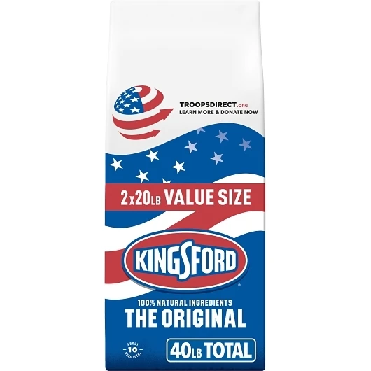Kingsford Original Charcoal Briquettes, 20 Pound, 2 Per Case