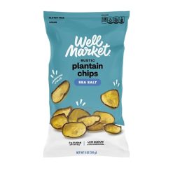 Well Market Sea Salt Plantain Scoops, 5 Ounce, 6 Per Case