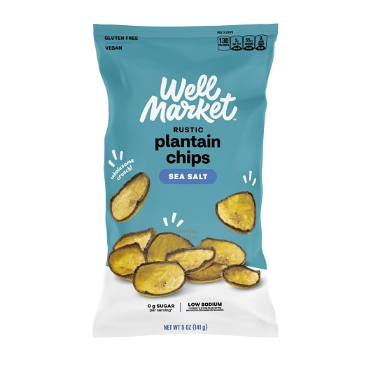 Well Market Sea Salt Plantain Scoops, 5 Ounce, 6 Per Case