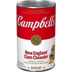 Campbell s Classic New England Clam Chowder Condensed Soup, 50 Ounce, 12 Per Case