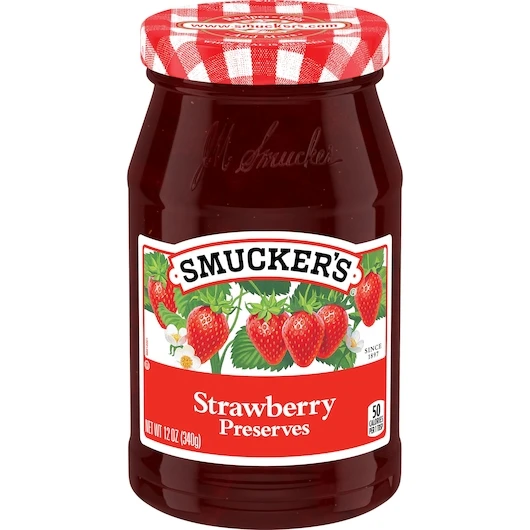 Smuckers Strawberry Preserves, 12 Ounces, 12 Per Case