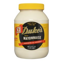 Dukes Real Mayonnaise Jar, 30 Fluid Ounce, 12 Per Case