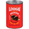 Lindsay Ripe Medium Black Pitted Domestic Olives Canned, 51 Ounce, 6 Per Case