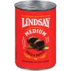 Lindsay Pitted Ripe Medium Domestic Olives Canned, 6 Ounce, 24 Per Case