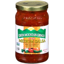 Green Mountain Gringo Medium Salsa, 16 Ounce, 12 Per Case