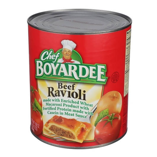 Chef Boyardee Beef Ravioli In Meat Sauce, 108 Ounce, 6 Per Case