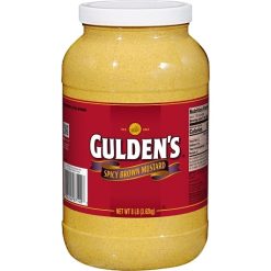 Gulden s Spicy Brown Mustard Bulk, 128 Ounce, 4 Per Case