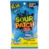 Sour Patch Kids Blue Raspberry Gummy Candy Peg Bag, 8 Ounce, 12 Per Case
