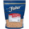 Fisher Dry Roasted Granulated Peanuts No Salt, 32 Ounce, 3 Per Case