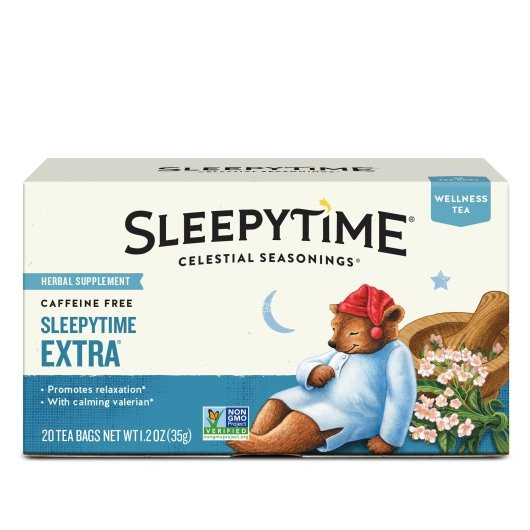 Celestial Seasonings Extra Sleepytime Tea, 20 Count, 6 Per Case