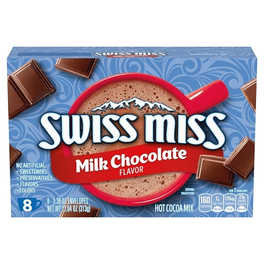 Swiss Miss Hot Cocoa Mix Milk Chocolate, 11.04 Ounce, 12 Per Case