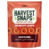 Harvest Snaps Red Lentil Crunchy Loops Kickn Bbq, 2.5 Ounce, 12 Per Case