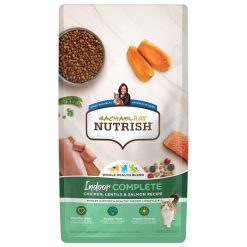 Rachel Ray Nutrish Chicken With Lentils And Salmon Indoor Complete Dry Cat Food, 48 Ounce, 4 Per Case