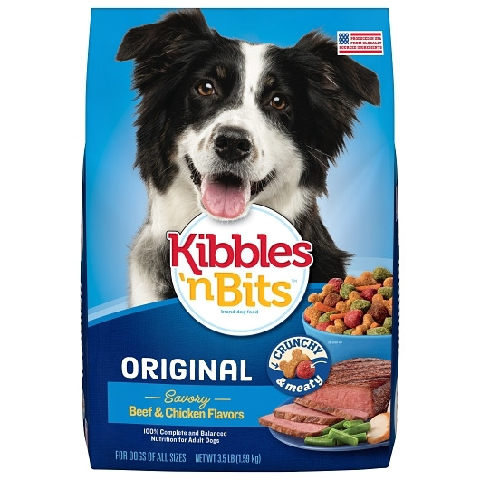 Kibbles N Bits Savory Beef And Chicken Flavors Dry Dog Food Bag, 56 Ounce, 4 Per Case