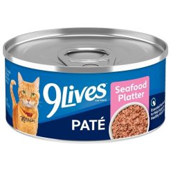 9 Lives Seafood Platter Wet Cat Food, 5.5 Ounce, 24 Per Case