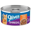 9 Lives Shreds Wet Cat Food With Real Turkey In Sauce, 5.5 Ounce, 24 Per Case