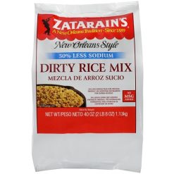 Zatarains Dirty Rice Mix, 40 Ounce, 6 Per Case
