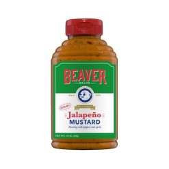 Beaver Jalapeno Mustard, 13 Ounce, 6 Per Case
