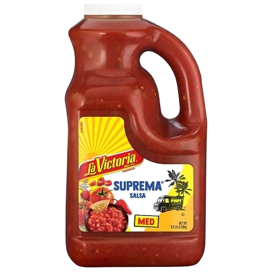 La Victoria Medium Suprema Salsa, 136 Ounce, 4 Per Case