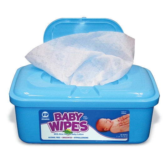 Royal Unscented Baby Wipe, 80 Each, 12 Per Case