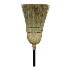 O-Cedar Commercial Warehouse Corn Wood Handle Economy Broom, 6 Each